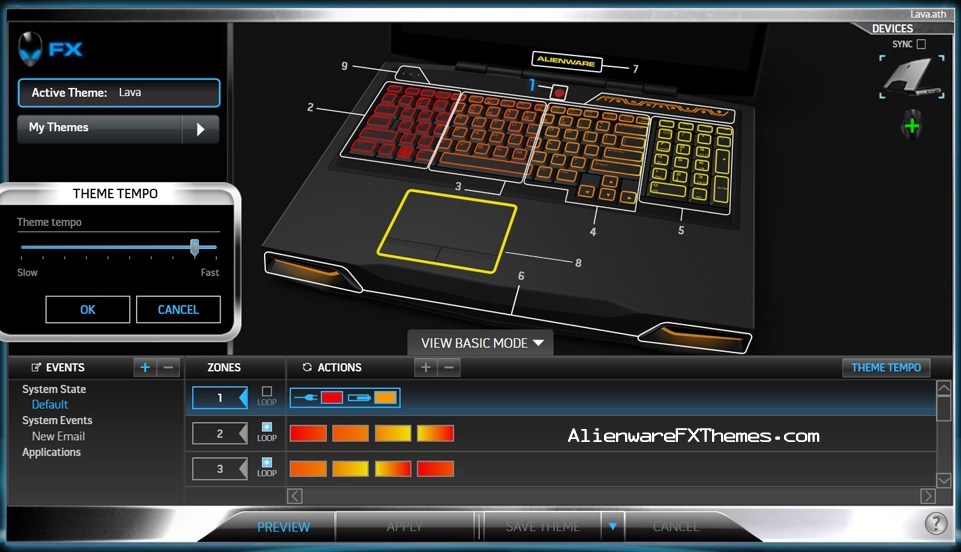 download alienfx themes